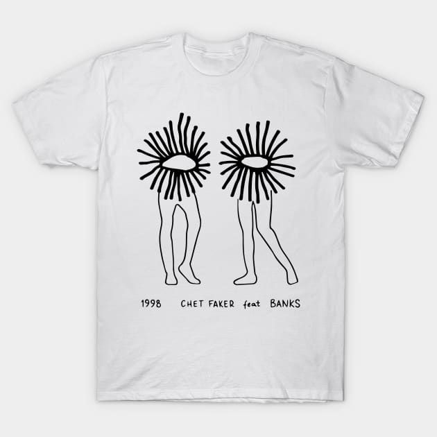 Chet Faker and Banks T-Shirt by FaixaPreta